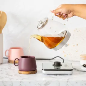 1.2L Digital Glass Kettle 800W Electric with Tea Infuser