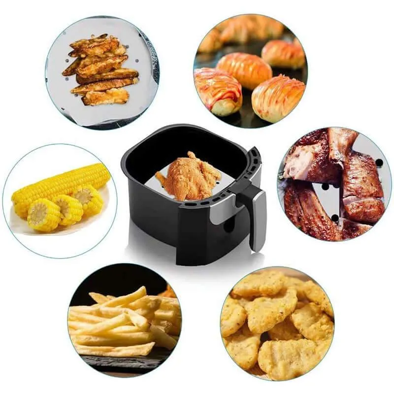 200Pcs Square Air Fryer Disposable Liners