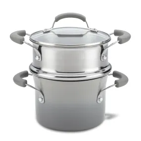 3-Quart Classic Brights Nonstick Covered Steamer Set