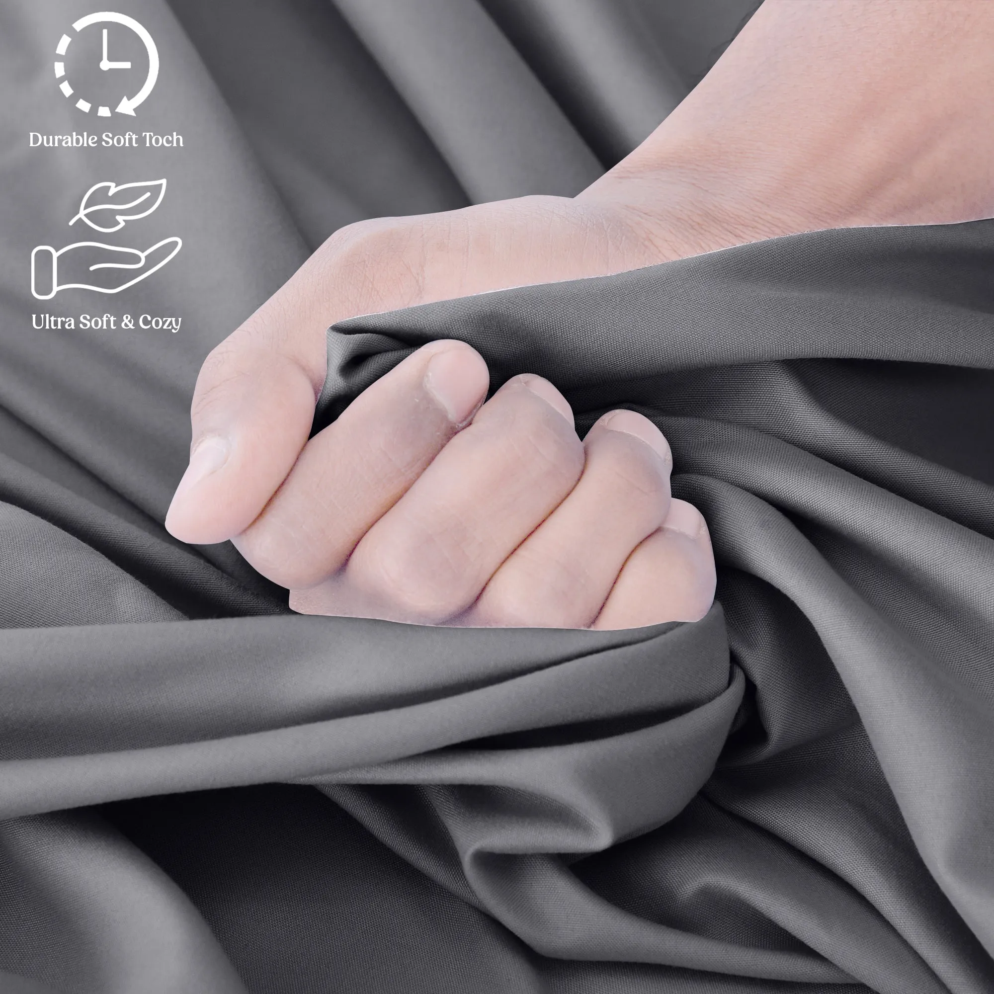 6-Piece 1800 Series Deep Pocket Bed Sheets Set