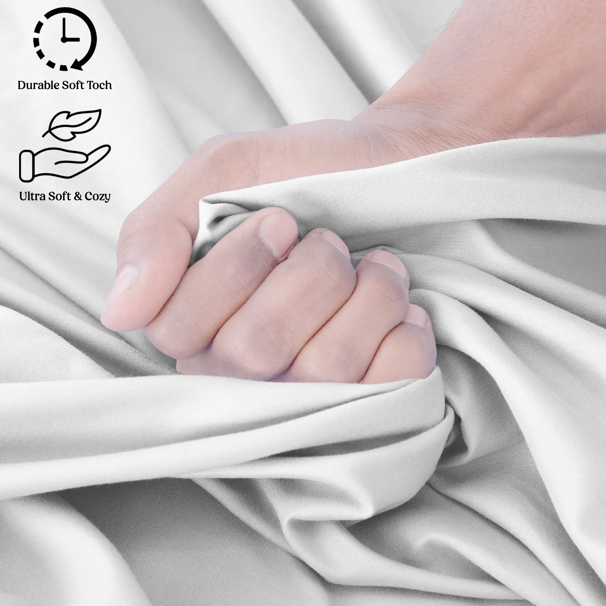 6-Piece 1800 Series Deep Pocket Bed Sheets Set