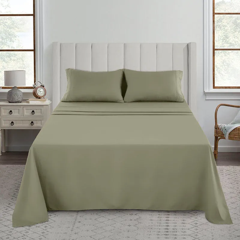 6-Piece 1800 Series Deep Pocket Bed Sheets Set