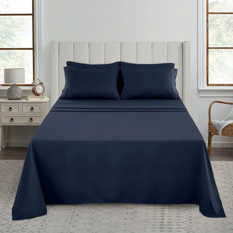 6-Piece 1800 Series Deep Pocket Bed Sheets Set