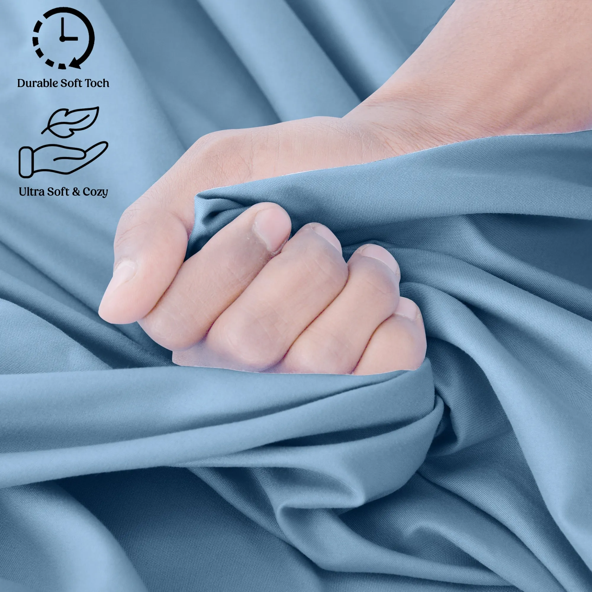 6-Piece 1800 Series Deep Pocket Bed Sheets Set