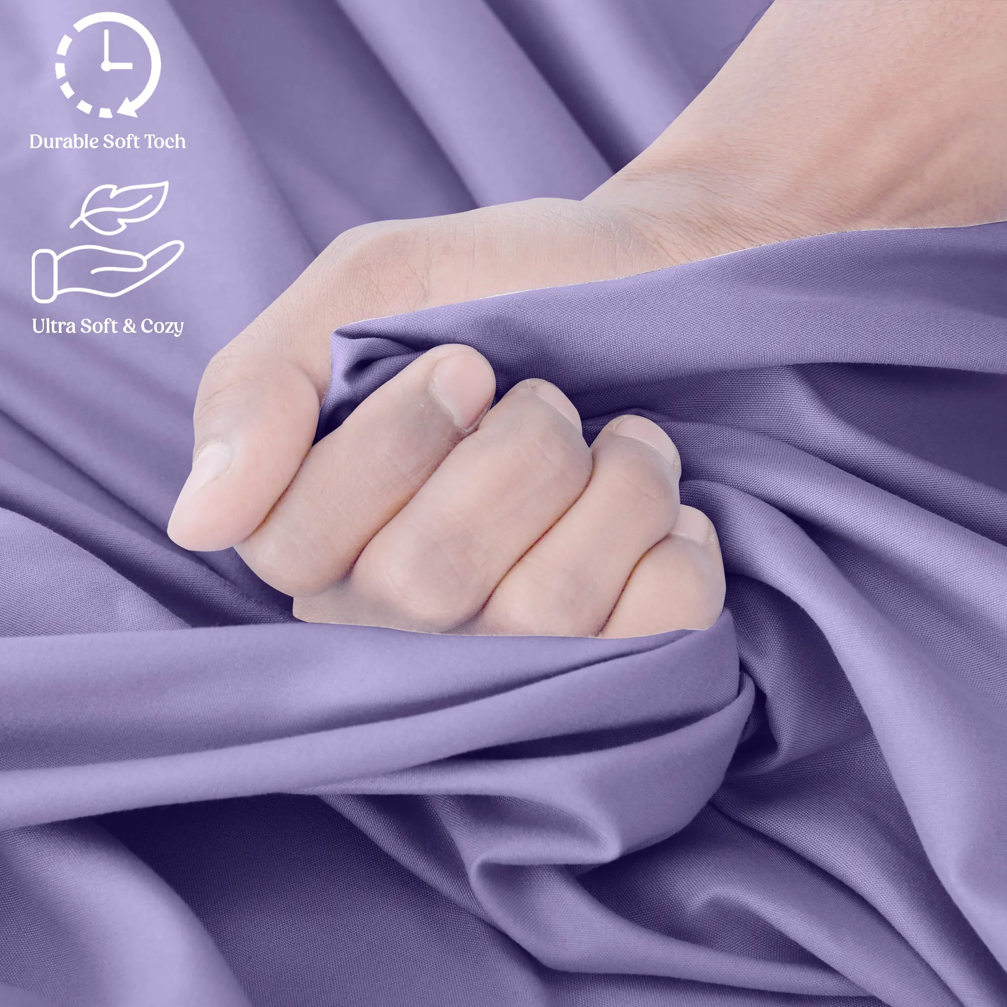 6-Piece 1800 Series Deep Pocket Bed Sheets Set