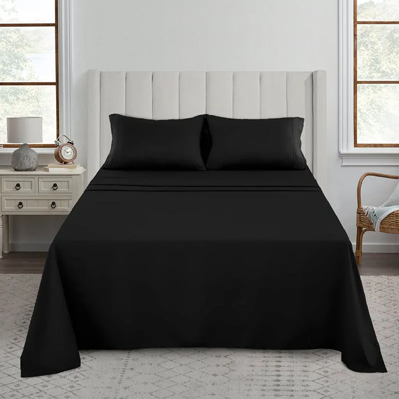 6-Piece 1800 Series Deep Pocket Bed Sheets Set