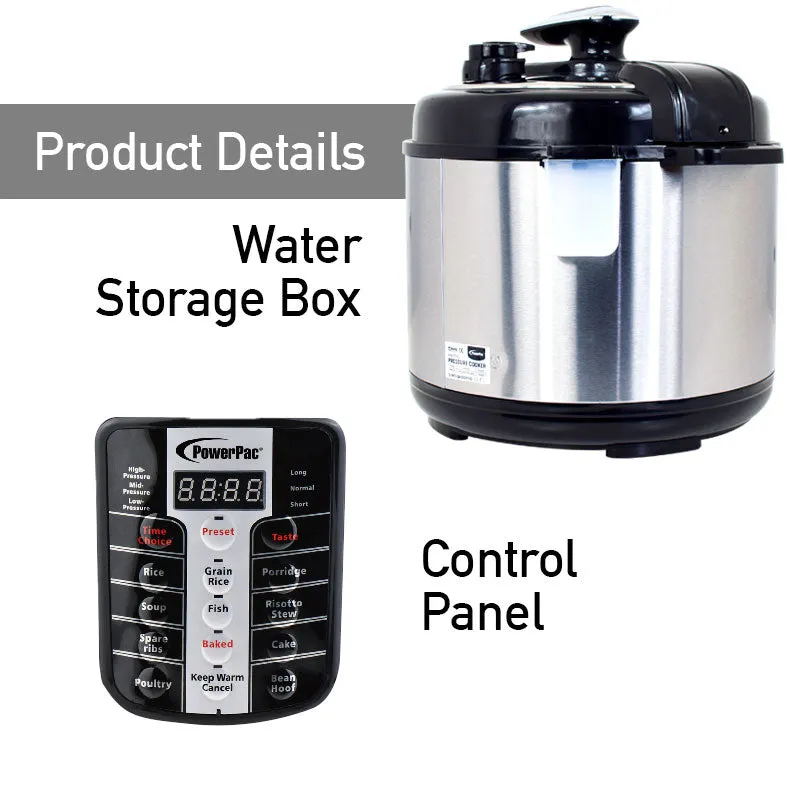 6L Electric Pressure Cooker 6.0L (PPC611)