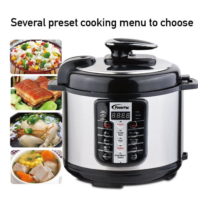 6L Electric Pressure Cooker 6.0L (PPC611)