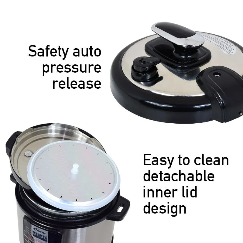 6L Electric Pressure Cooker 6.0L (PPC611)