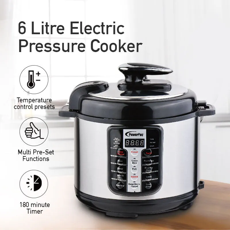 6L Electric Pressure Cooker 6.0L (PPC611)