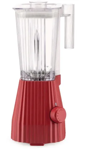 Alessi Blender Plissé - 5 snelheden   turbostand - Rood - Michele de Lucchi - 1.5 liter - MDL09 R