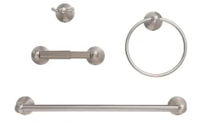 Alexandria Satin Nickel Bathroom Hardware Set