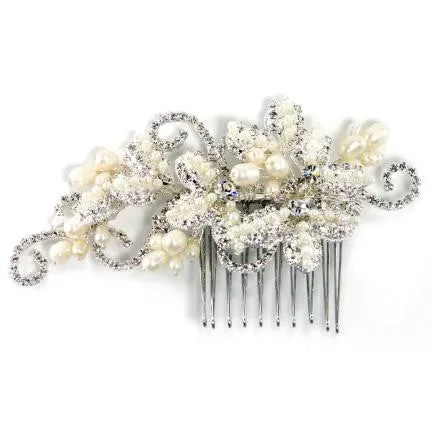 Amaryliss Pearl and Crystal Comb