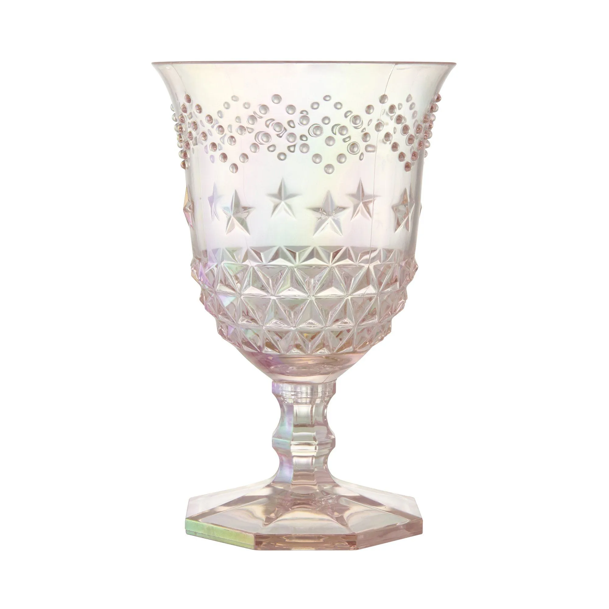 Aurora Plastic Goblet Light Pink