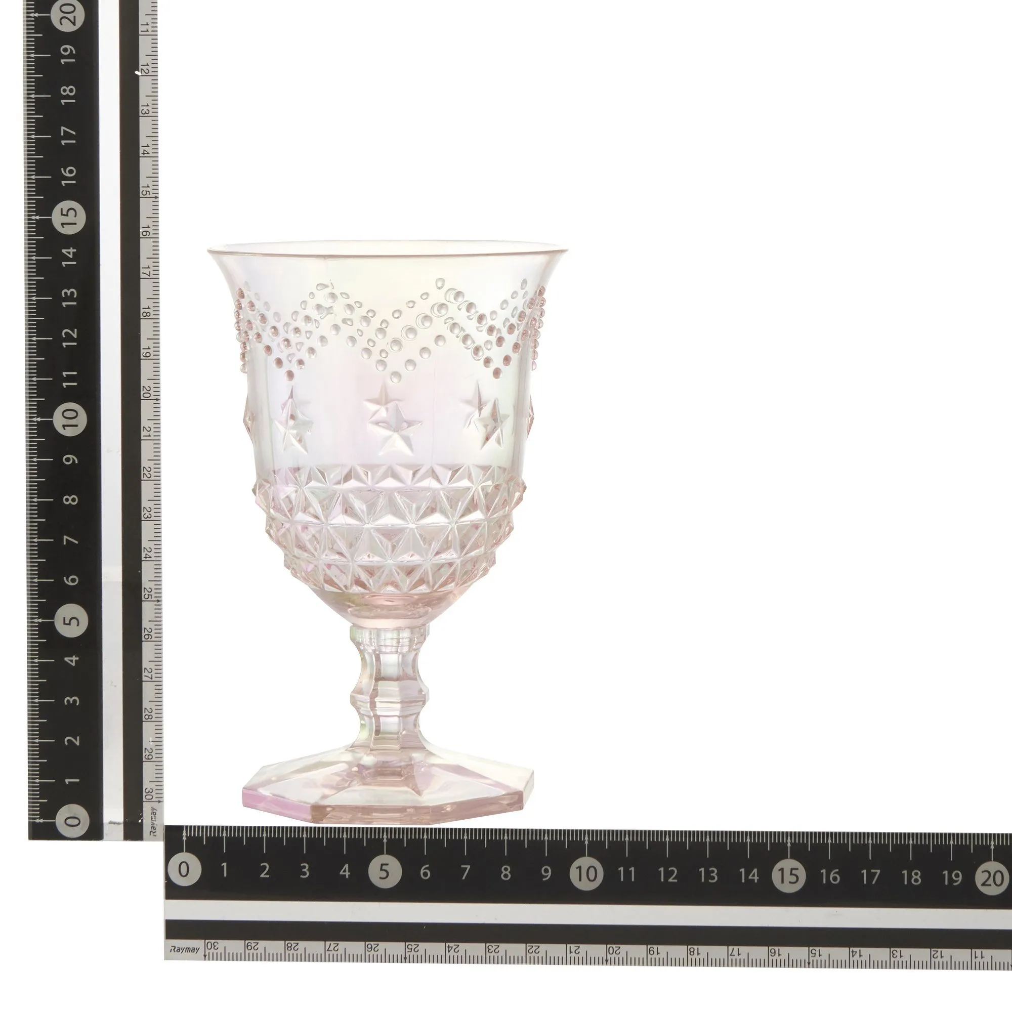 Aurora Plastic Goblet Light Pink