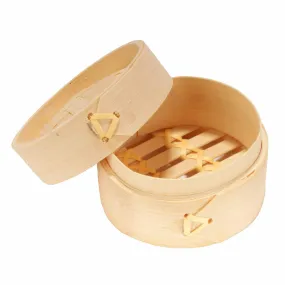 Bamboo Mini Steamer with Lid