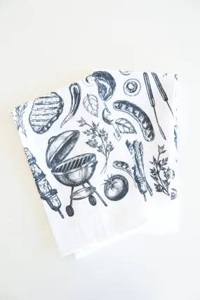 BBQ Grilling Tea Towel