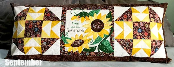 Bench Pillow Series- Make Your Own Sunshine (September)