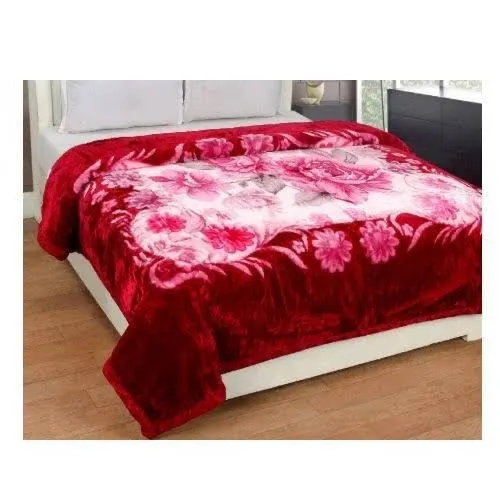 Bezzilish Home Luxurious Blanket Double Bed for Heavy Winter, Mink Blanket (Multicolor-01, 220 X 240 Cm) Lightweight Pack of 1, Specially for Diwali Gift (20)