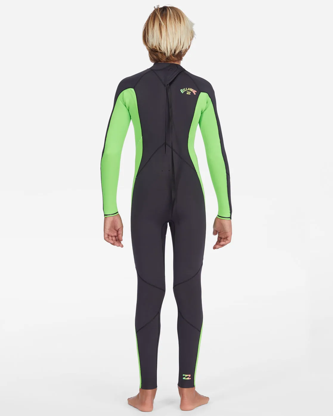 Billabong Boy's 4/3 Absolute Back Zip Full Wetsuit