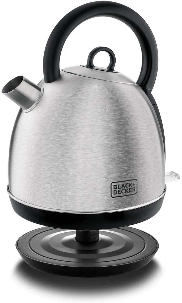 Black Decker, 1.7L Stainless Steel Cordless Dome Kettle, DK40