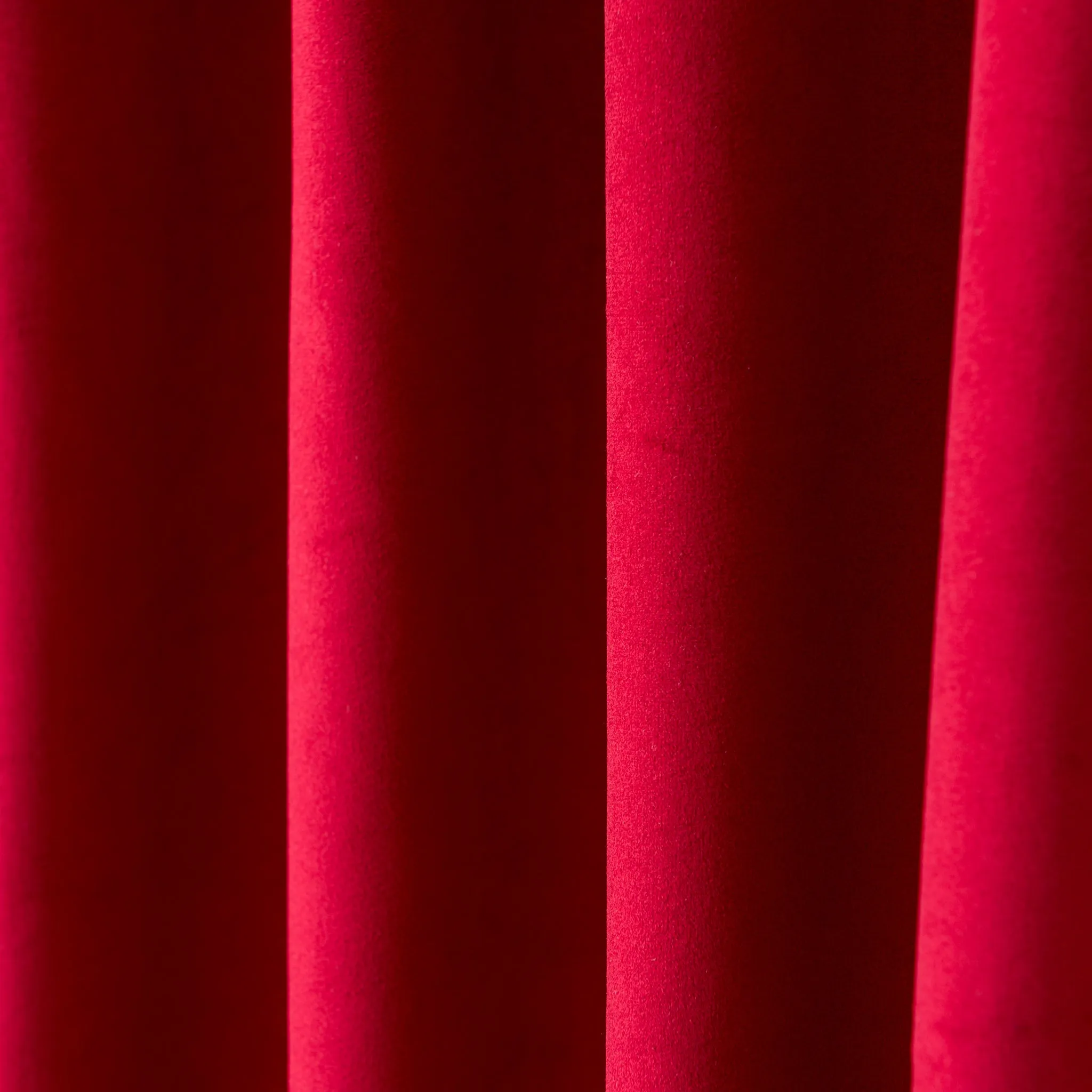 Black Velvet S-Fold Curtain - Custom Sizes and Colors