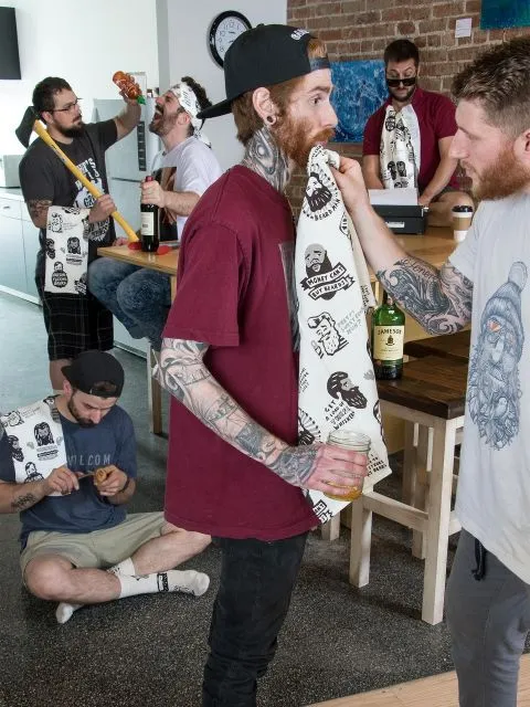 BlueQ "Awesome Fucking Beard" Dish Towel