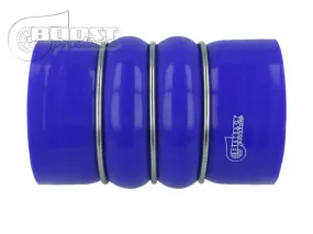 BOOST Products Silicone Coupler with Double Hump, 51mm (2") ID, Blue