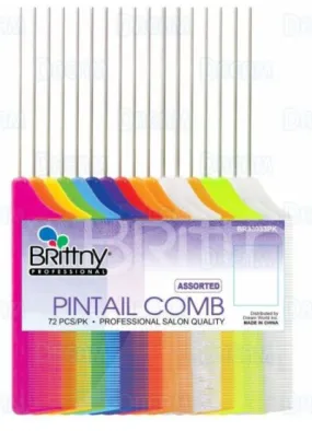 BRITTNY COMB BULK PIN TAIL 72PC/PK