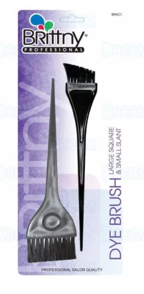 BRITTNY COMBO DYE BRUSH 2PC