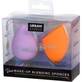 Cala Duo Blending Sponges: Lavender/Orange (2Pcs)