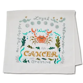 Cancer Astrology Dish Towel