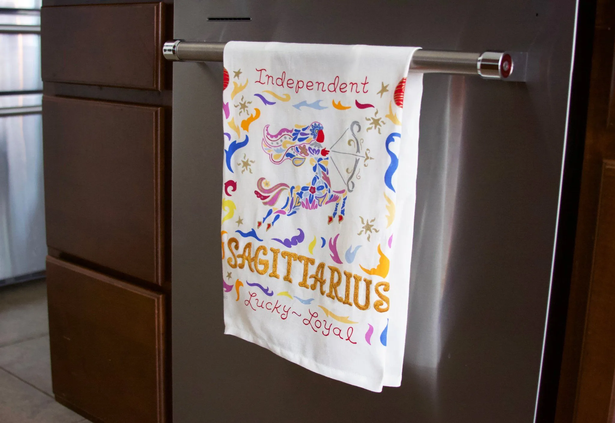 Cancer Astrology Dish Towel