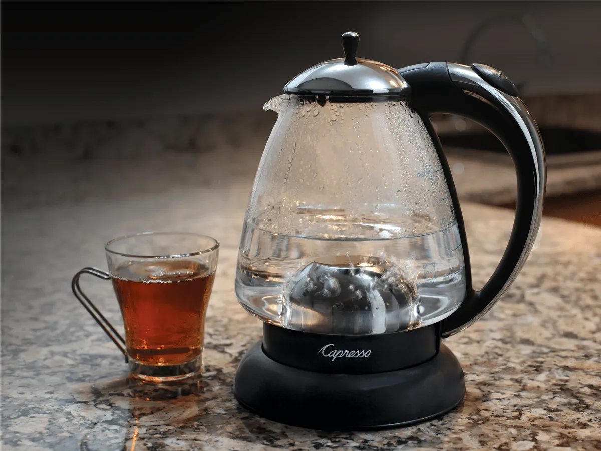 Capresso 259.03 H20 Plus Glass Water Kettle Matte - Certified Refurbished