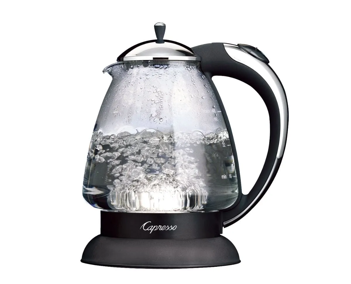 Capresso 259.03 H20 Plus Glass Water Kettle Matte - Certified Refurbished