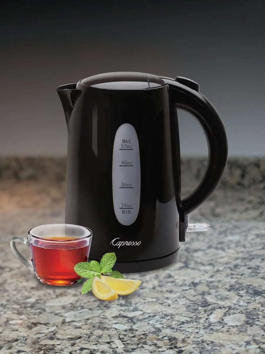 Capresso Electric Water Kettle Black - Certified Refurbished