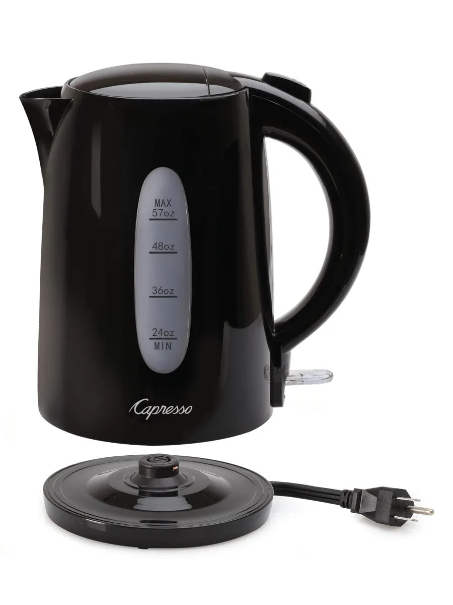 Capresso Electric Water Kettle Black - Certified Refurbished