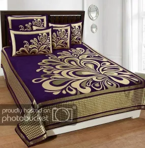 Chenille Queen Size Bedsheet With 2 Pillowcovers - Free Shipping*