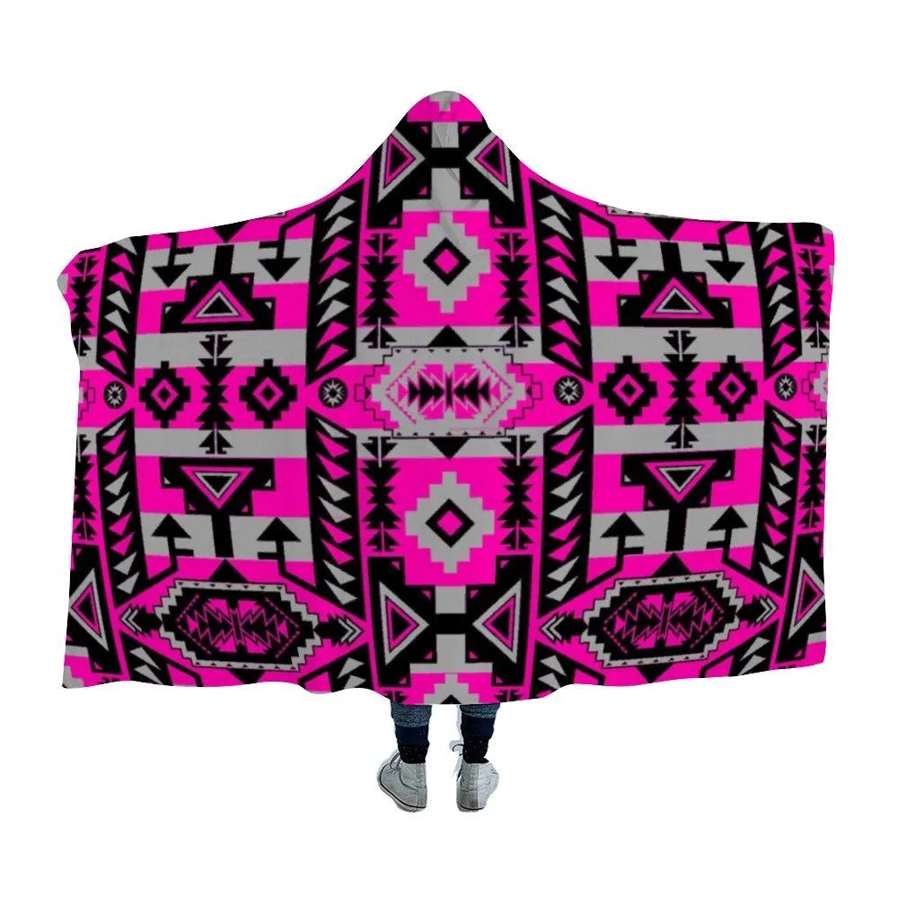 Chiefs Mountain Sunset Hooded Blanket