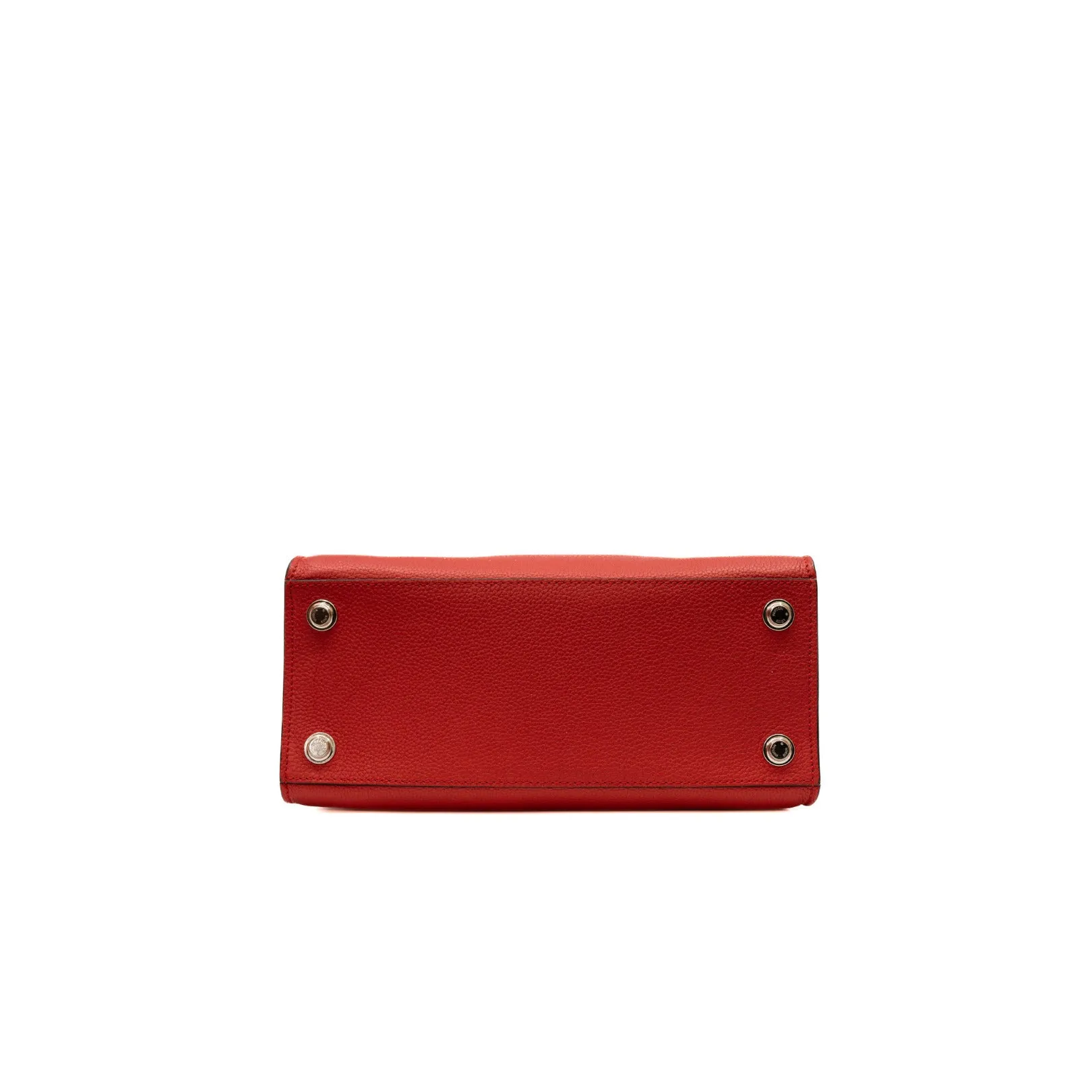 City Steamer PM In Red Calfskin Leather SHW With Strap