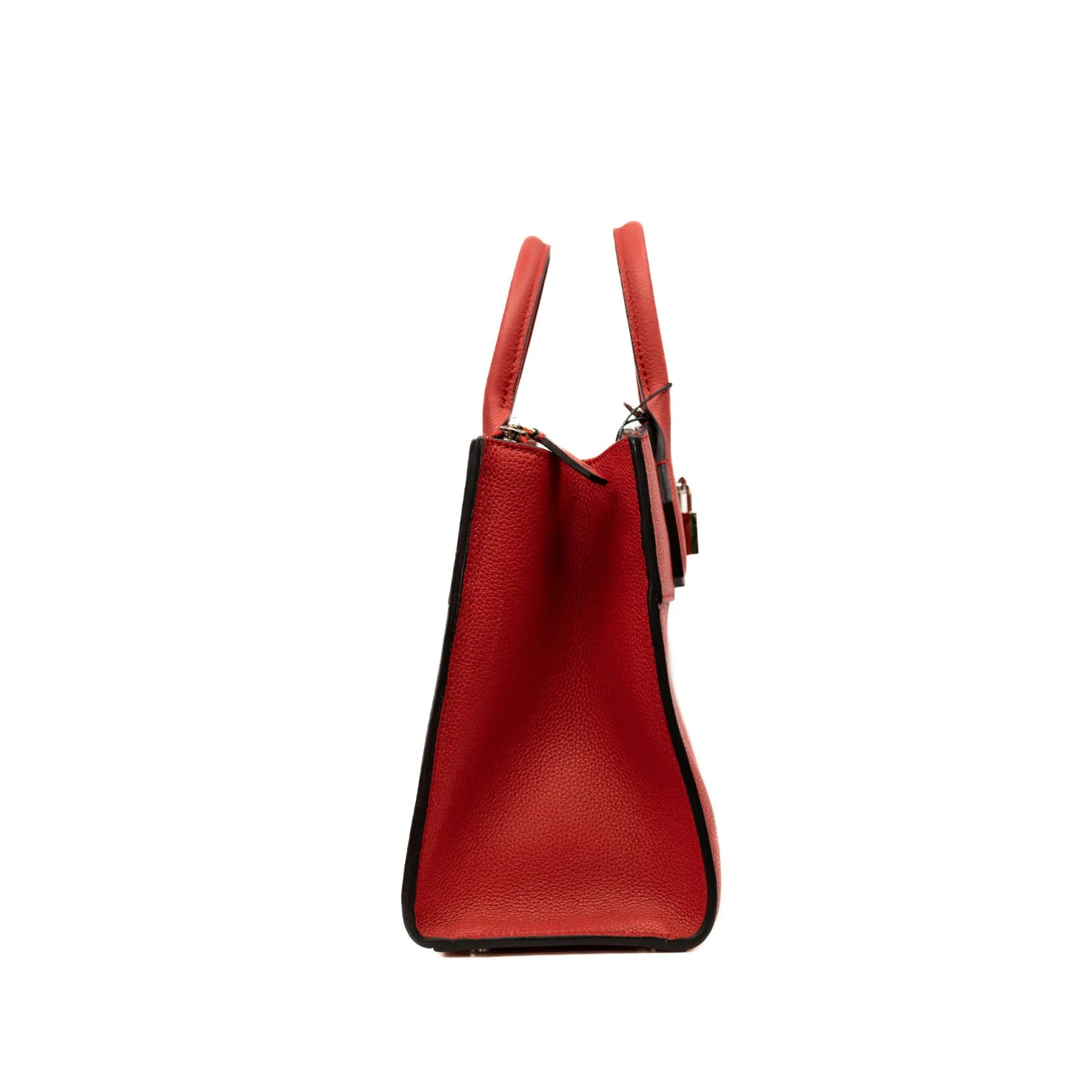 City Steamer PM In Red Calfskin Leather SHW With Strap