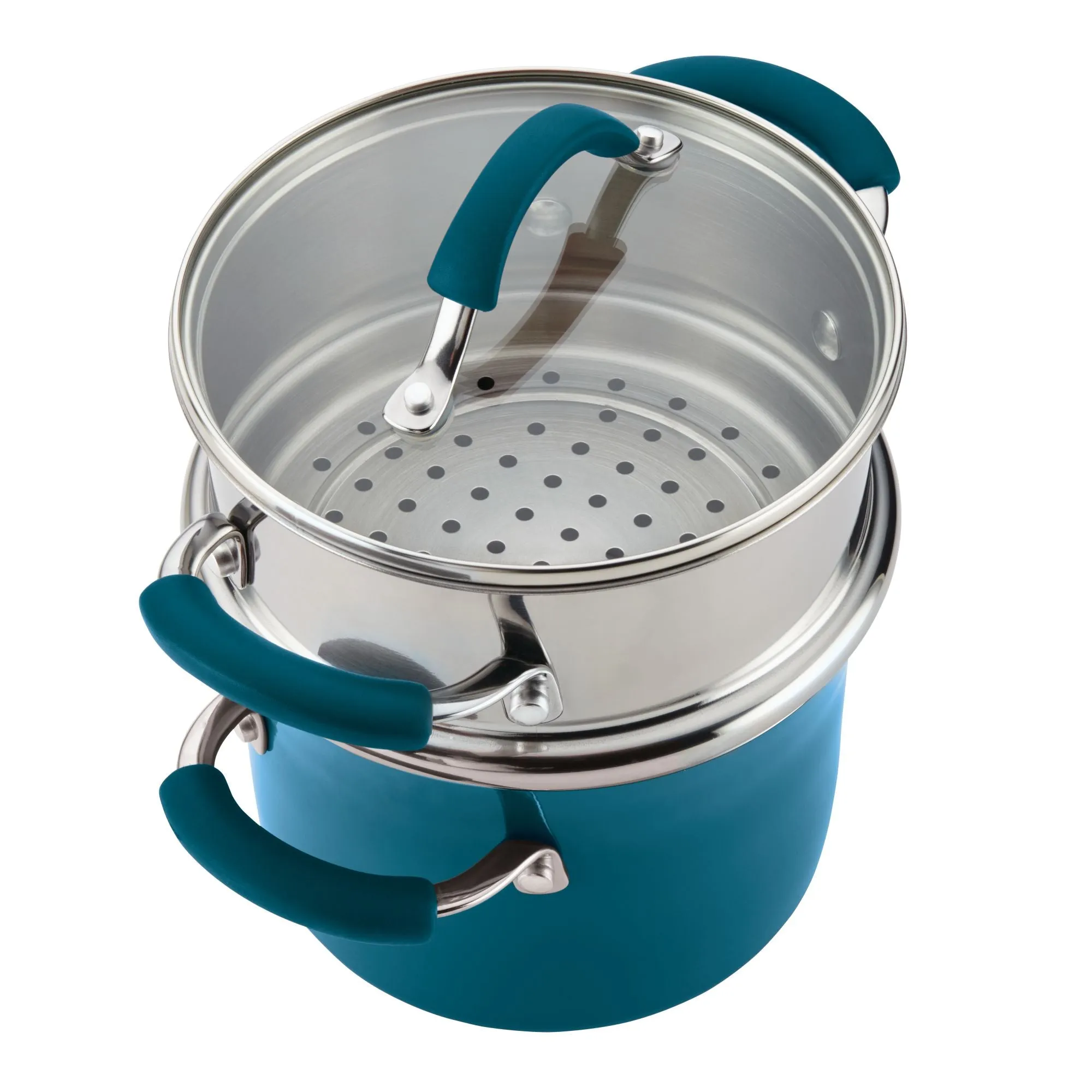 Classic Brights 3-Quart Covered Steamer Set