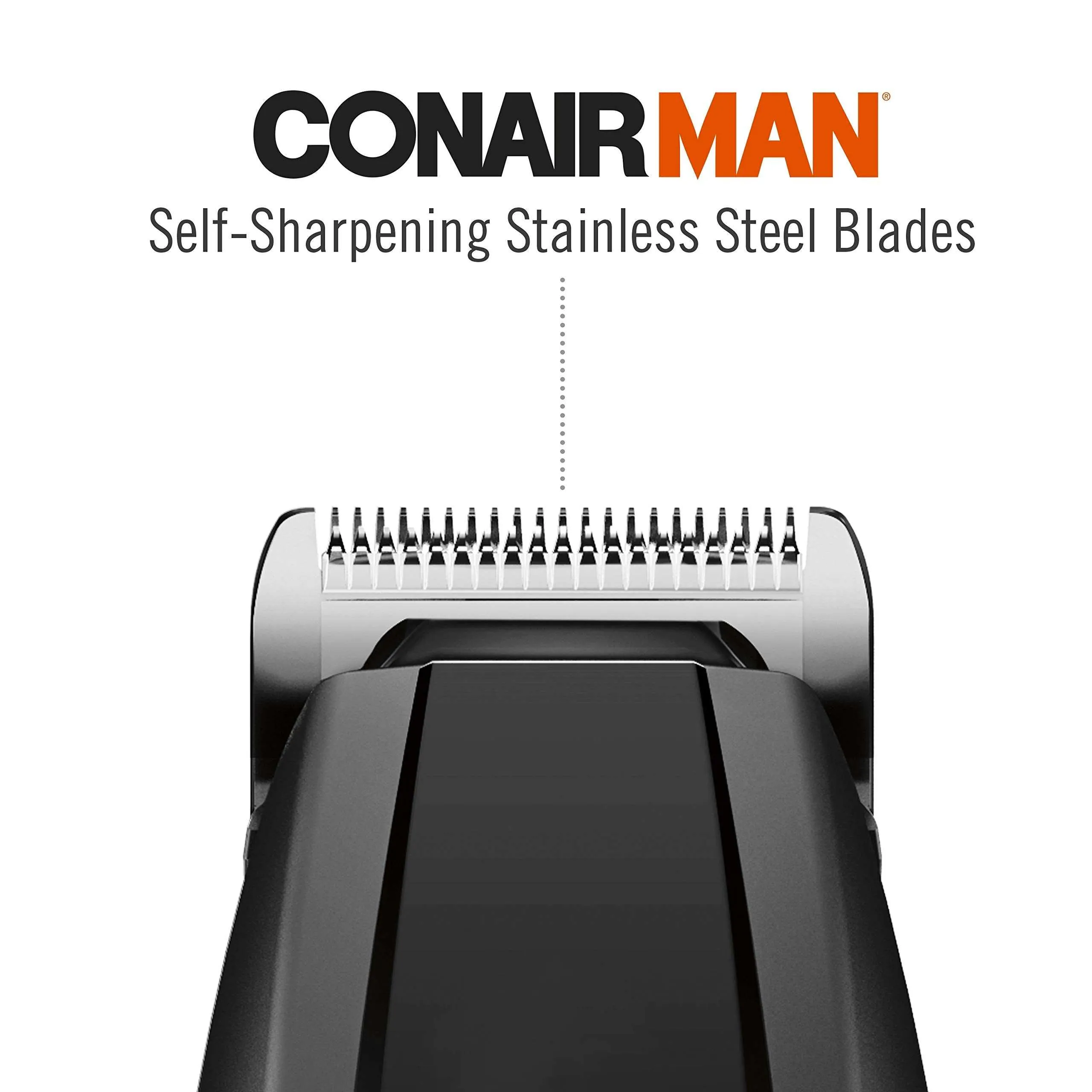 Conair Battery-Powered All-in-1 Beard and Mustache Trimmer