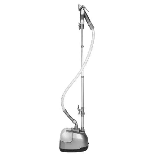 Conair Garment Steamer Upright - Gentle to fabrics from delicate, sheer curtains to upholstery to business suits. Provides 90 minutes of continuous high-velocity steam. It has a 360 degree rotating hanger for fast and easy use - 7782