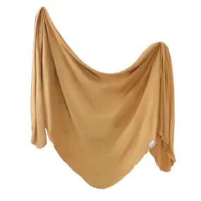 Copper Pearl Dune Knit Swaddle Blanket