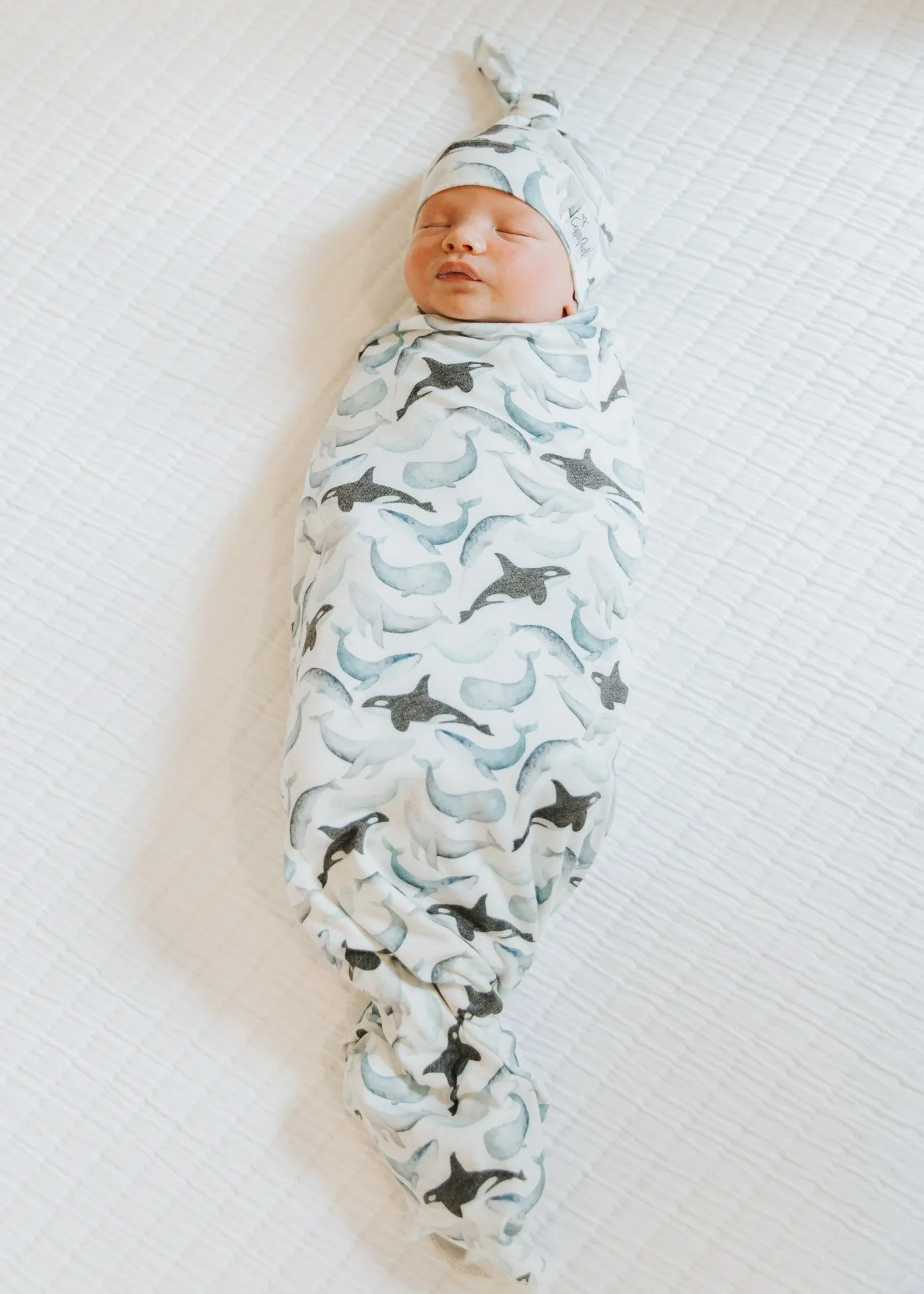 Copper Pearl Kai Knit Swaddle Blanket