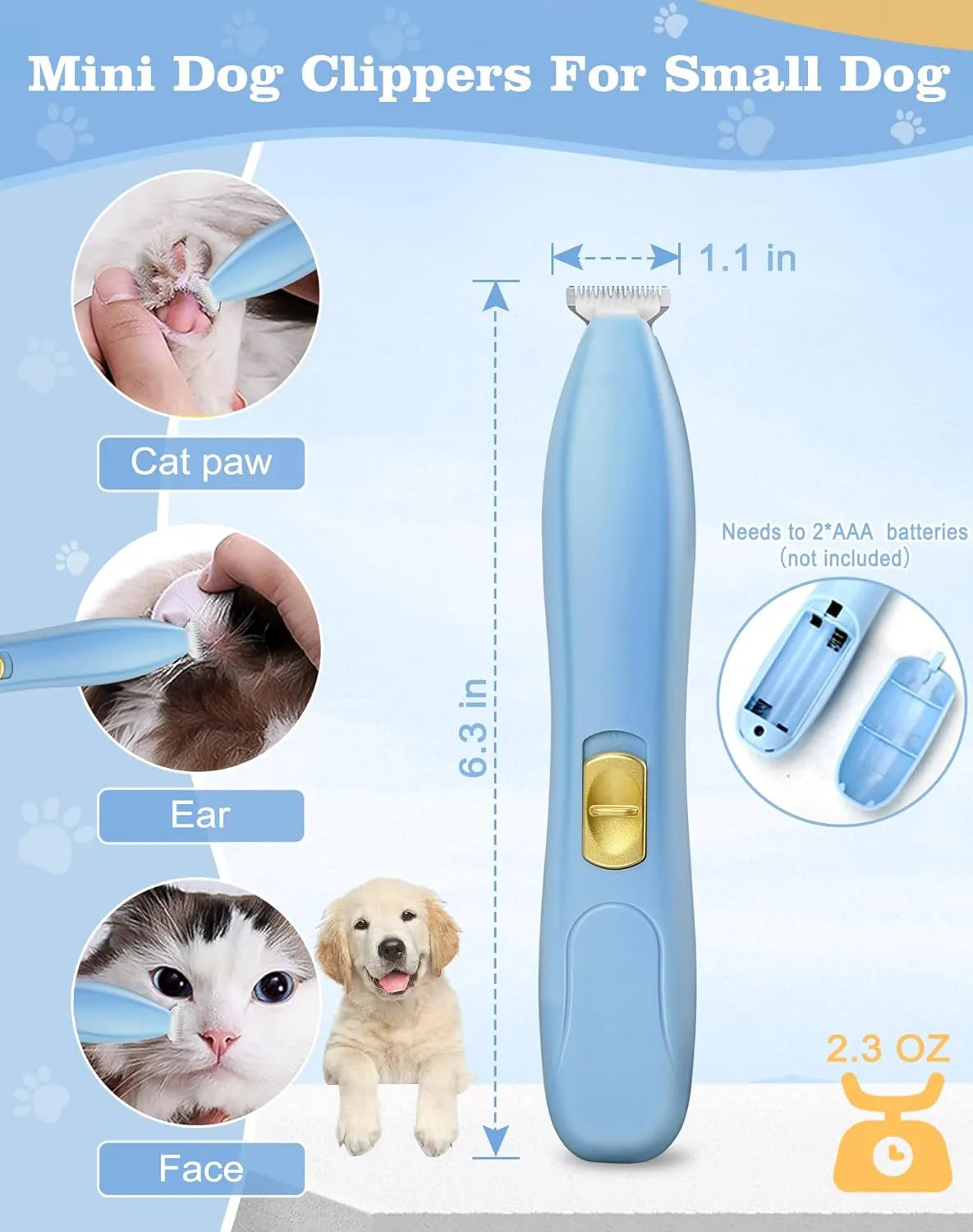 Cordless Dog Grooming Clippers: Upgraded, Low Noise