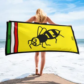 Designed Beach Towel Inspired by Vespa Motorcycle Model - MM9215