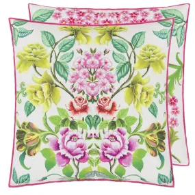 Designers Guild Eleonora Linen Fuchsia Decorative Pillow