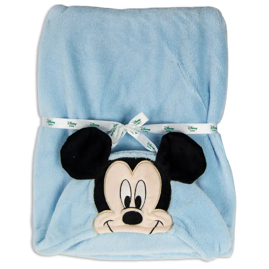 Disney Mickey Coral Fleece Blanket Hood